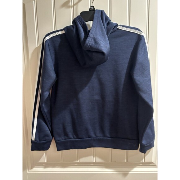 Boys Adidas Hoodie -Size M 10-12- Red White & Blue Striped Sleeves Hoodie - Picture 7 of 7